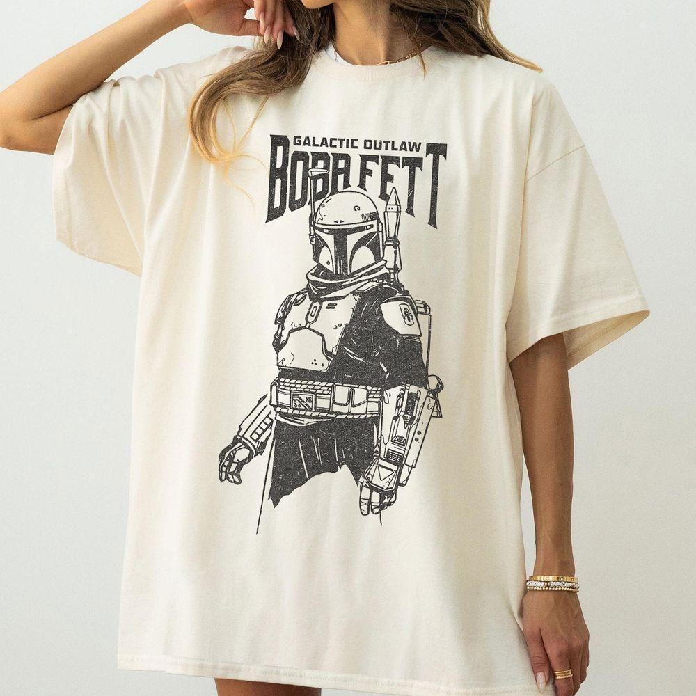 The Book Of Boba Fett Galactic Outlaws Retro Star Wars Vuitino Apparel